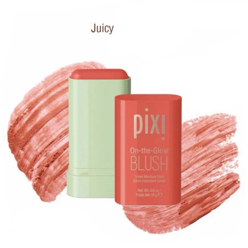 Tidesmit PIXI 3in1 waterproof blush stick matte cream contour and rouge makeup swatch detail