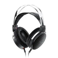 Open-Back Headphones 50mm Dynamic Driver with Detachable Mic - Tidesmit Black Tidesmit