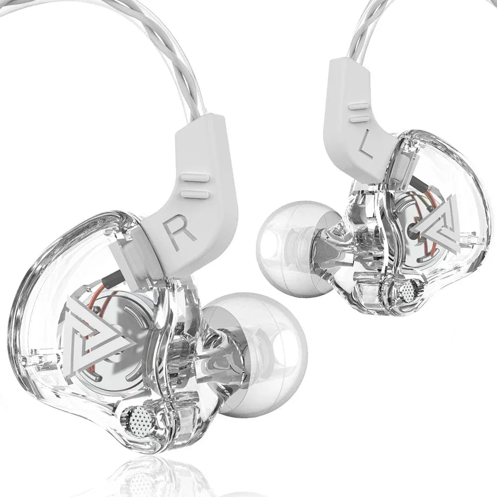 Wired Gaming Earphones with Noise Reduction and 3.5mm Mic by Tidesmit transparent Tidesmit