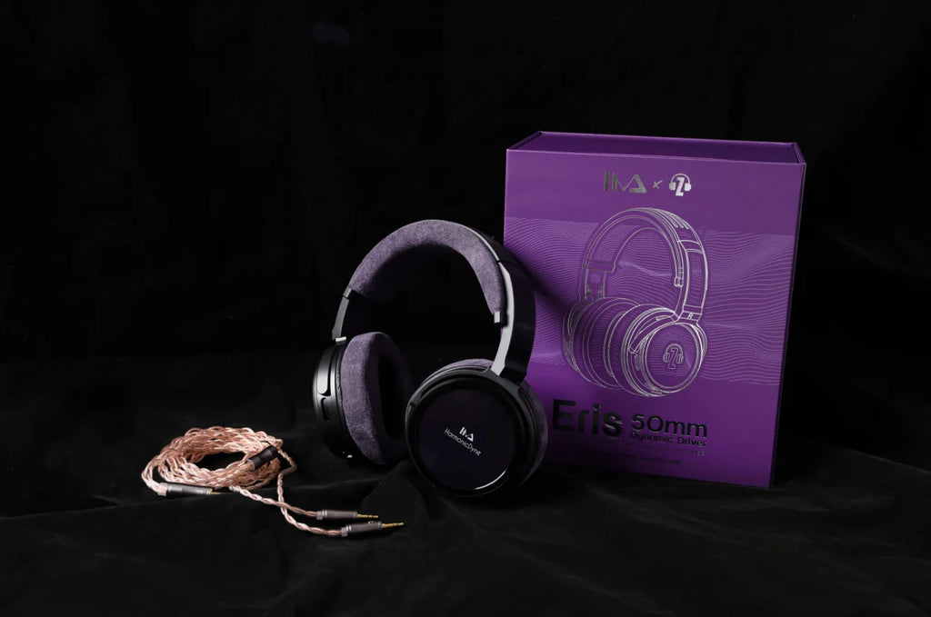 HarmonicDyne Eris Semi-Closed Headphones with 50mm Precision Drivers Tidesmit