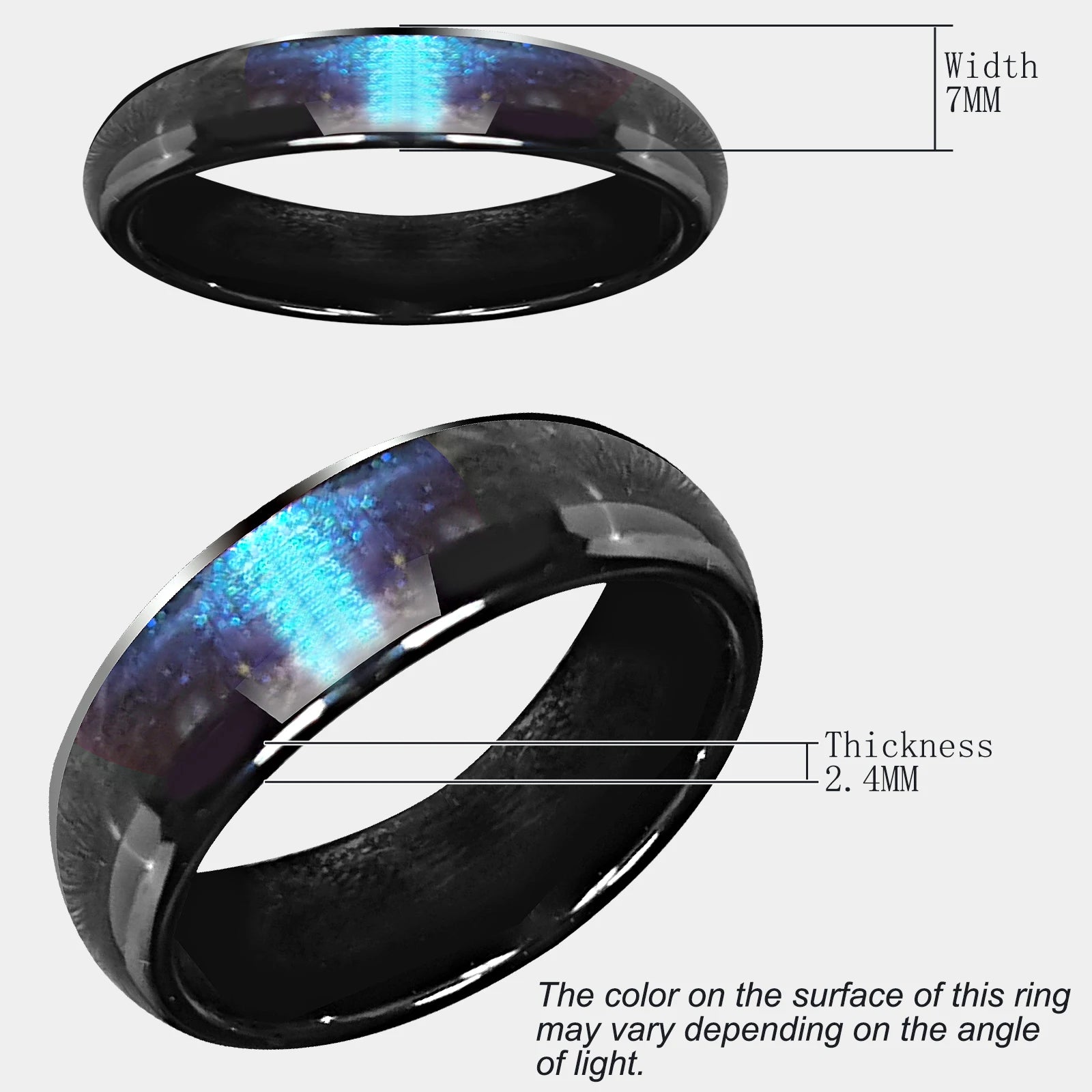 Smart Health Ring Ntag216 Ceramic Programmable Wearable - Tidesmit Tidesmit