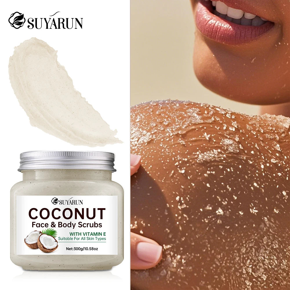Coconut Sugar Body Scrub – Organic Exfoliating Spa Care (300g) Scrubs Treatments Tidesmit