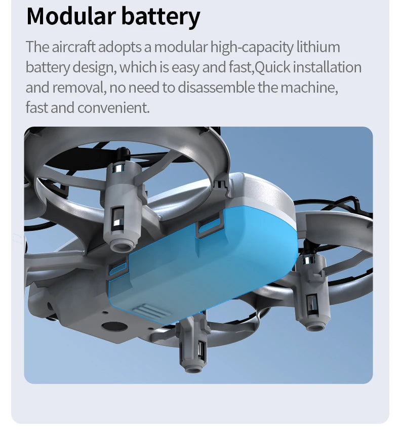 Mini Foldable Camera Drone with 4K Video - Compact Beginner Quadcopter Tidesmit