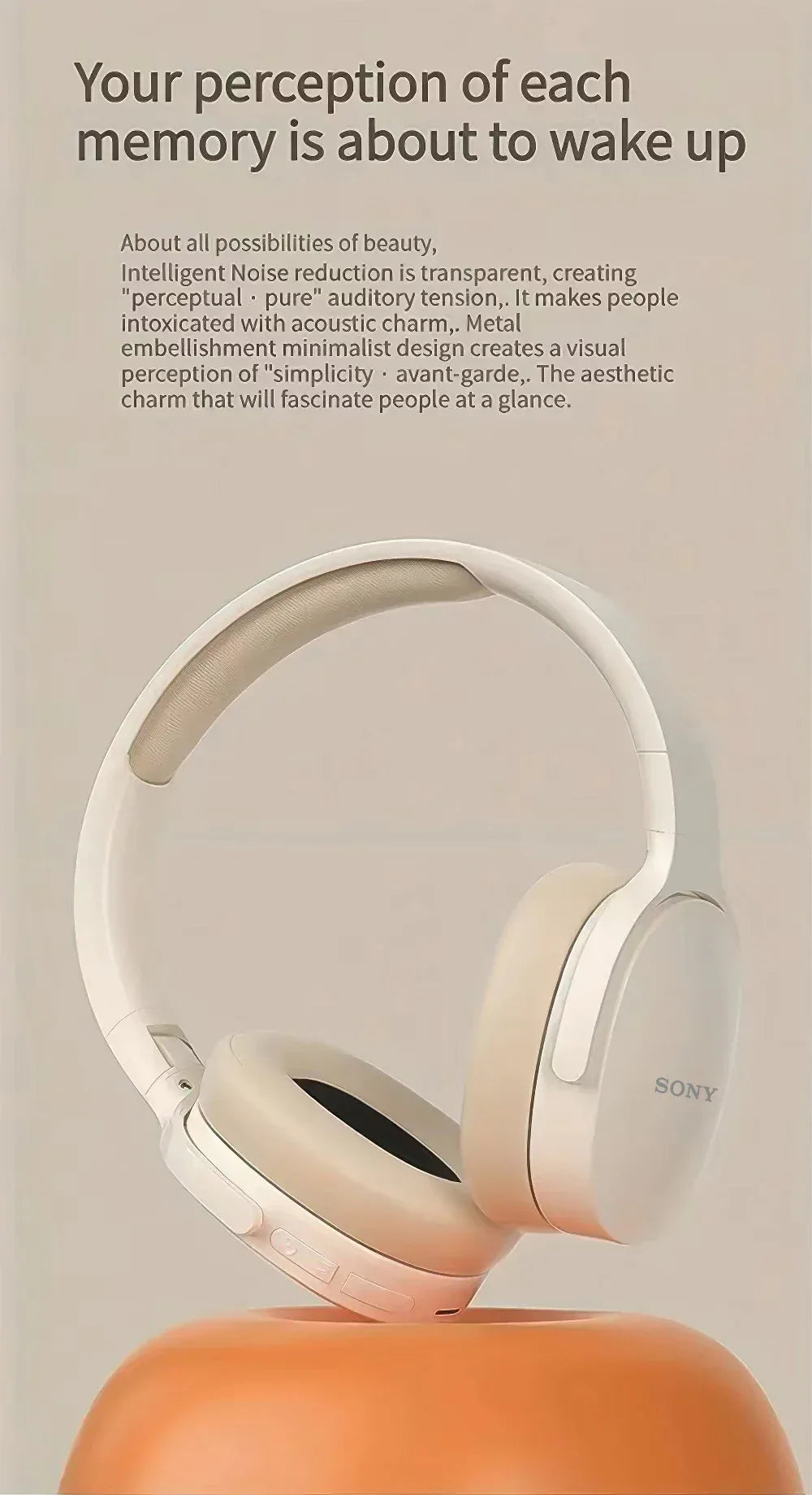Tidesmit Wireless Headphones: Active Noise Cancellation Over-Ear Pro Audio Tidesmit