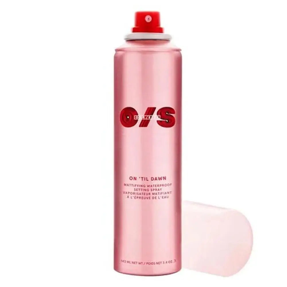 Tidesmit matte setting spray and primer for long-lasting waterproof makeup hold texture close-up view