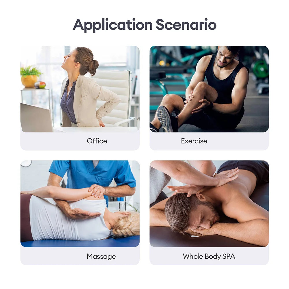 Deep Tissue Massage Gun: Percussion Muscle Recovery Tool Relaxation Treatment Tidesmit