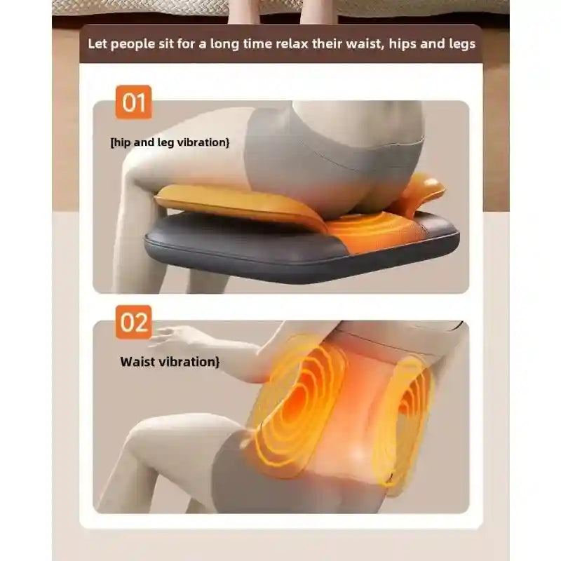 Electric Massage Roller Chair with Heat Therapy for Back and Neck Relief Massage Roller Tidesmit