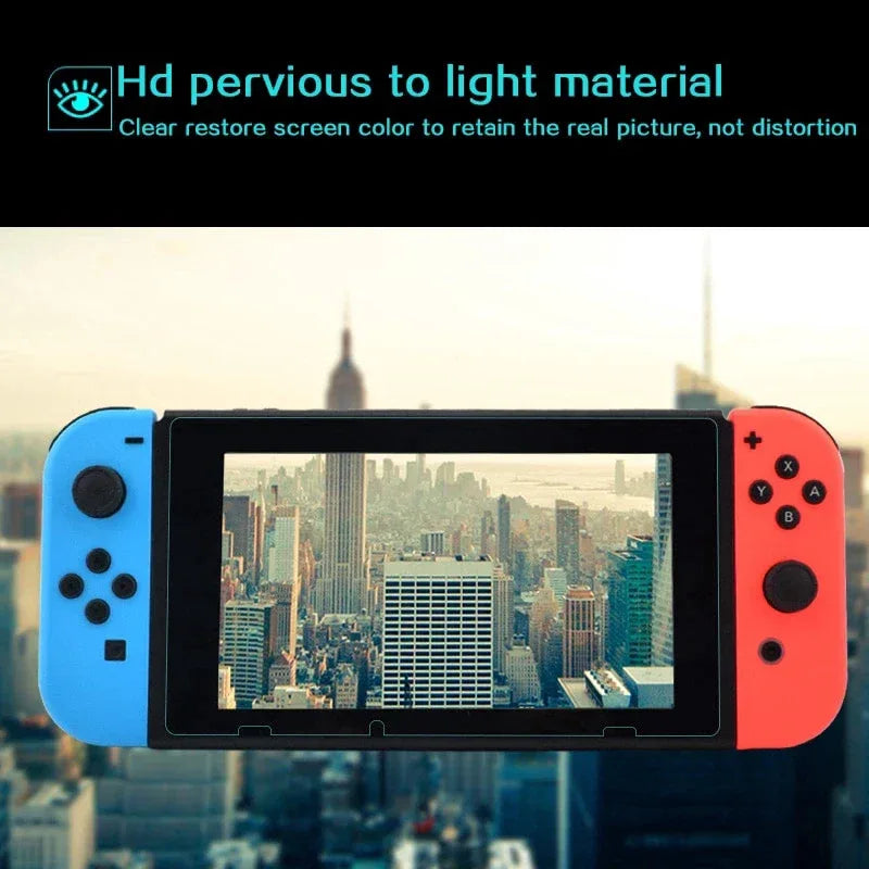 Nintendo Switch Tempered Glass Screen Protector 9H Anti-Scratch 2-Pack Tidesmit