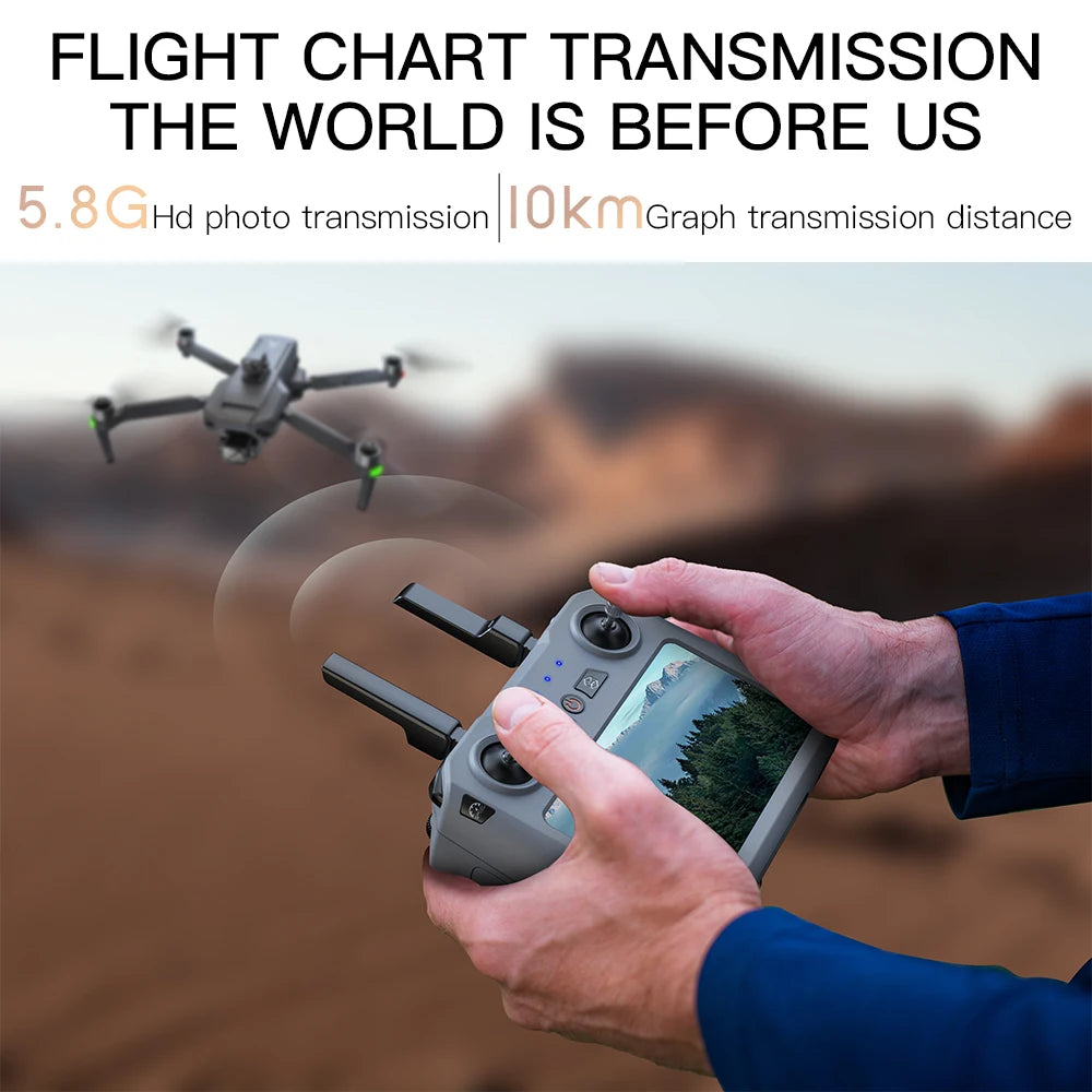 4K GPS Drone with Obstacle Avoidance - Foldable Quadcopter SG909 MAX Tidesmit