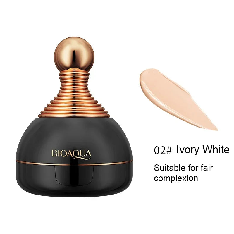 Tidesmit Mushroom Head Air Cushion BB Cream texture close-up showing brightening moisturizing foundation coverage