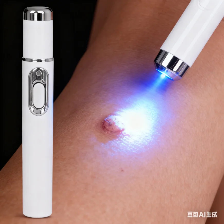Wart Remover Blue Light Device: Painless Skin Tag Treatment Scrubs Treatments Buy 3 Get 2 Free Tidesmit