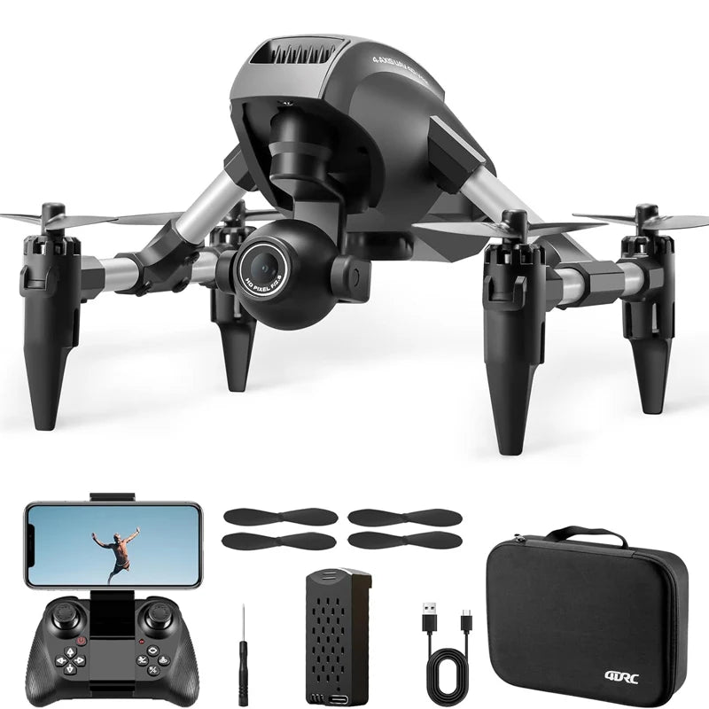 4K Camera Drone with Wide Angle Lens - Foldable V42 Model Tidesmit
