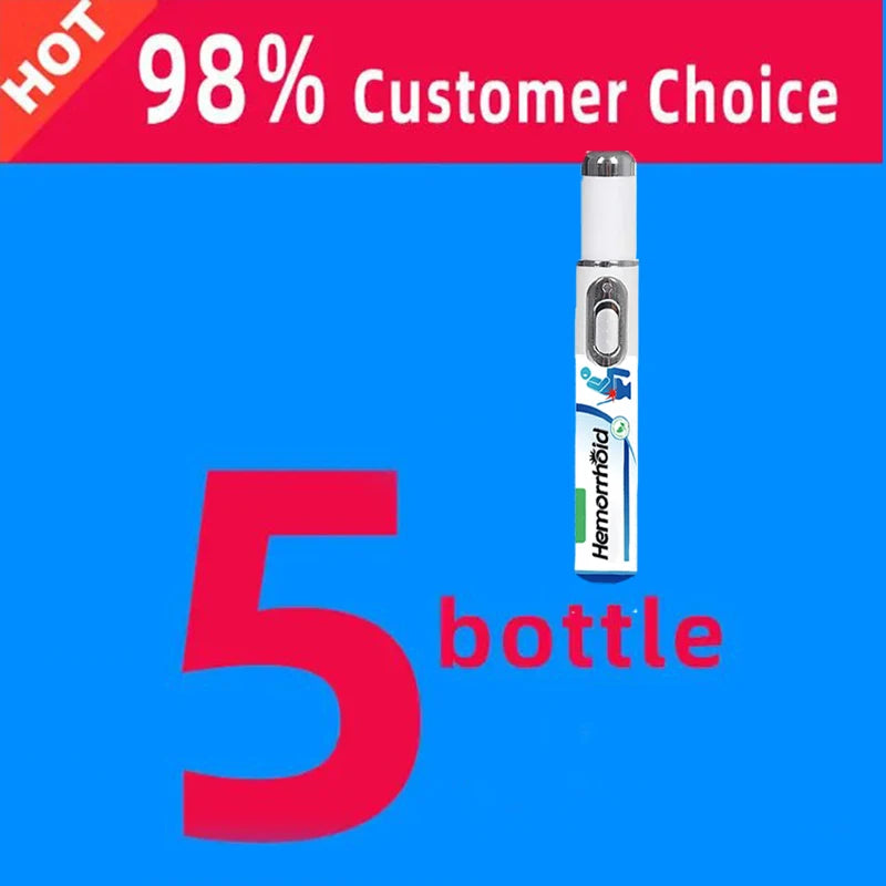 Hemorrhoid Laser Treatment Pen | Portable Wellness Device | Tidesmit Relaxation Treatment 5PCS Tidesmit