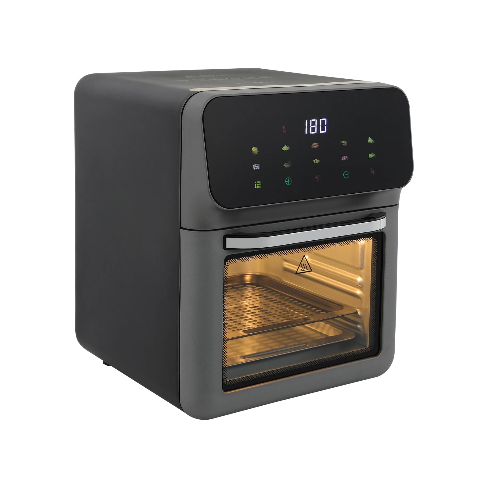 Air Fryer 10L 2.64Gal, Hot Air Fryer with Viewing Window & Touchscreen, 1350W 176-392°F for Family Meals