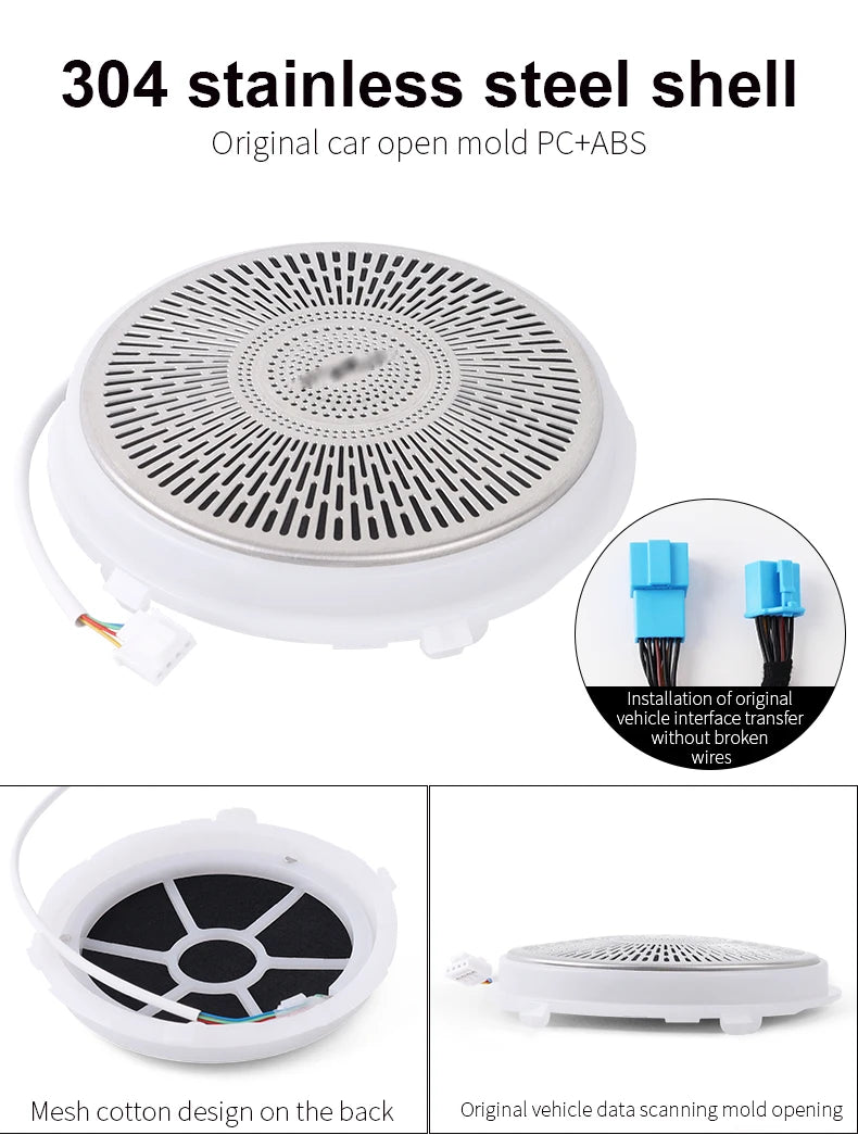 LED Ambient Speaker Covers for Mercedes Benz W205 W213 X253 Tidesmit