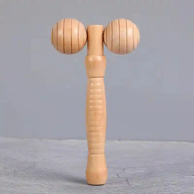 Wooden Massage Roller for Deep Tissue Muscle Relief - Tidesmit Massage Roller Shape-G Tidesmit