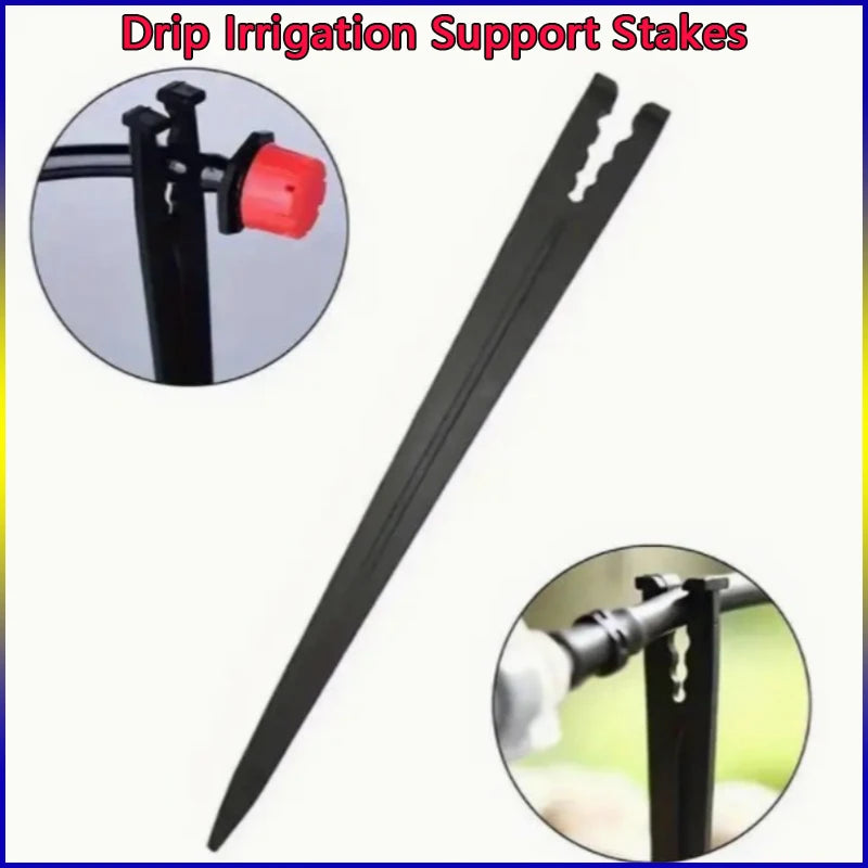 DIY Micro Irrigation Kit 4/7mm PVC Hose PP Adjustable Flow Dripper + Fixing Ground Stake Home Potted Garden Watering System Part