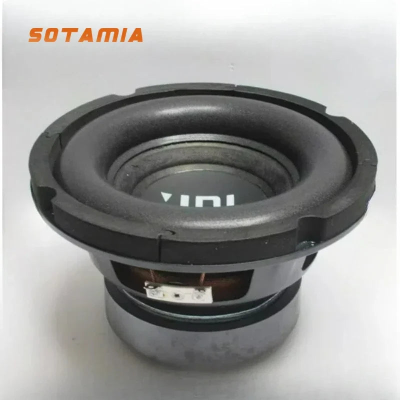 SOTAMIA 1Pcs 6.5 Inch Subwoofer 4 Ohm 80W Card Package Speaker Home Theater Smart Speaker Car Subwoofer Upgrade Modification