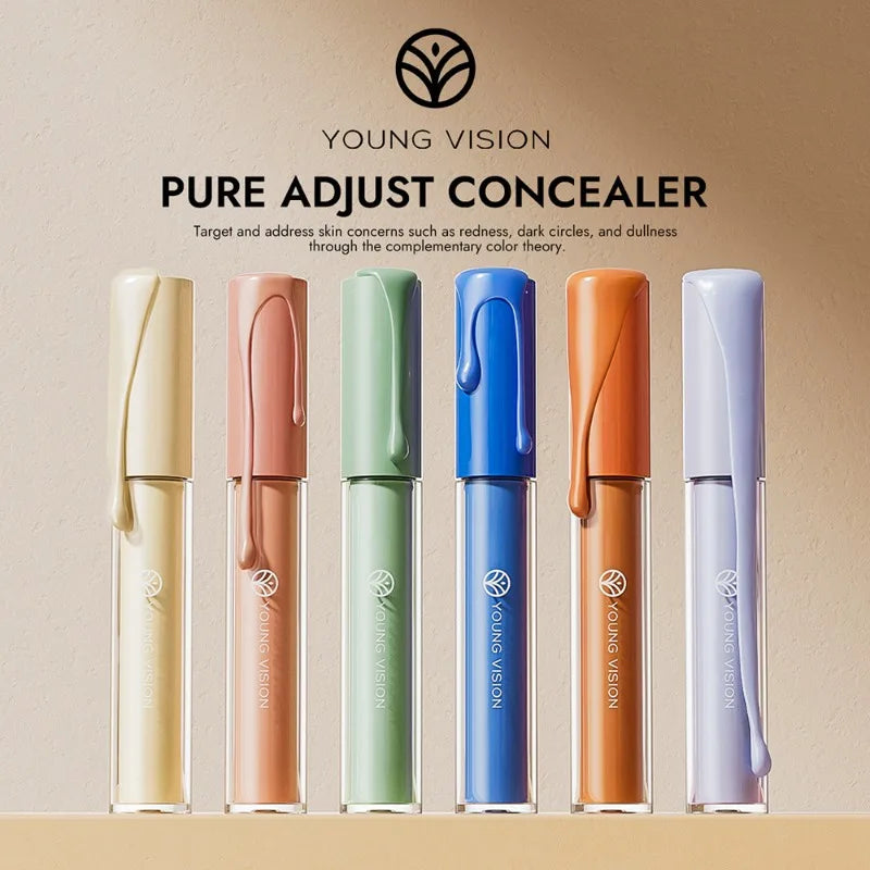 Tidesmit purple liquid concealer shade swatch for brightening skin tone and correcting dark circles in face makeup