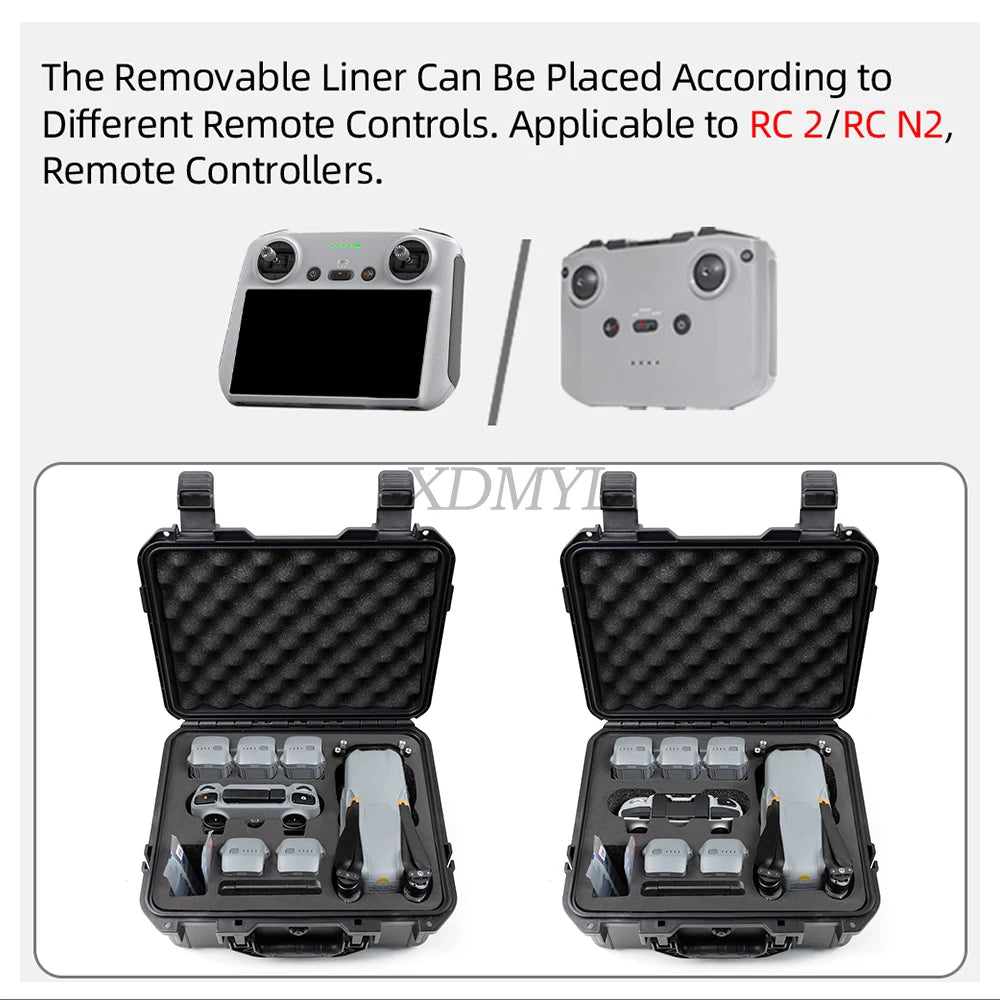 DJI Air 3 Waterproof Hard Case - Protective Portable Carrying Box Tidesmit