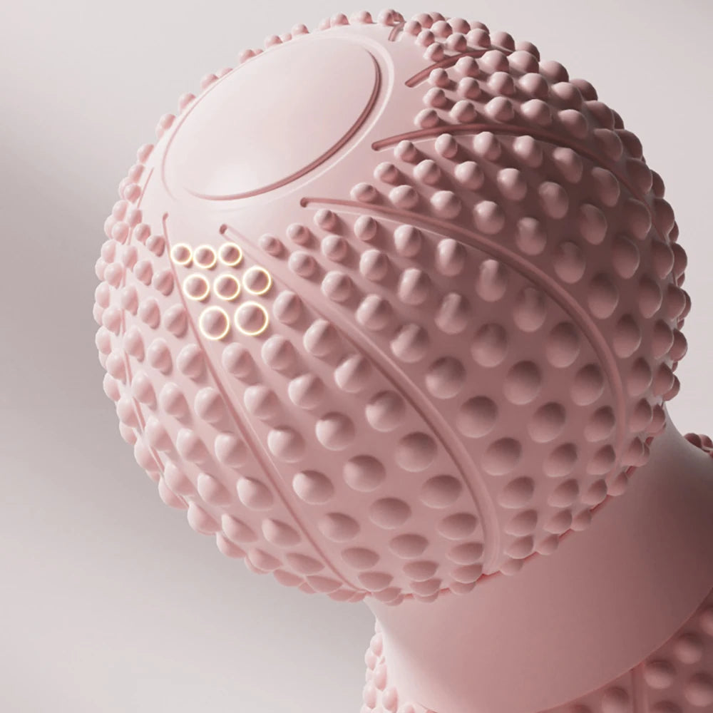 Peanut Massage Ball for Deep Tissue Back Pain Relief - 6.5cm TPE Tool Back Massage Instrument Tidesmit