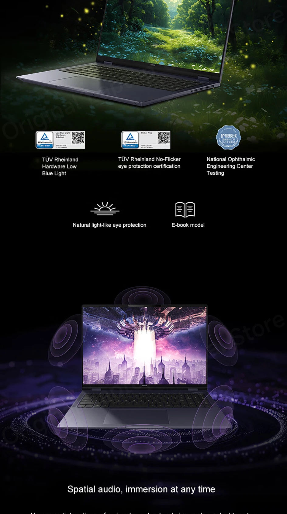 HONOR MagicBook Pro 16 HUNTER  16-inch 2024 Gaming Laptop Ultra5/Ultra7 24GB/32GB 1TB/2TB RTX4060 165Hz 3K Gaming Screen Laptop