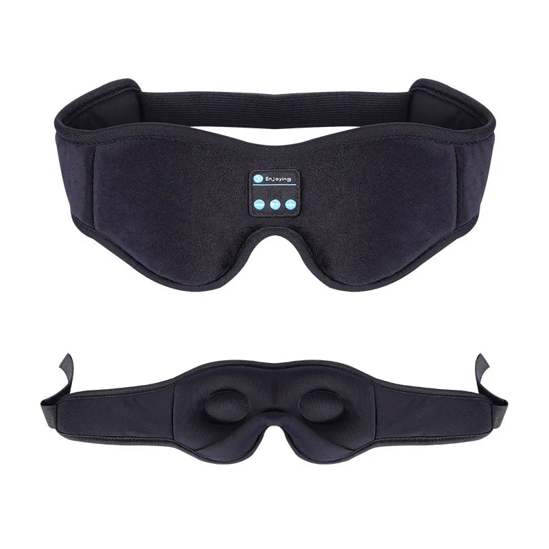 Bluetooth Sleeping Headphones Eye Mask – Soft Wireless Headband for Sleep Tidesmit