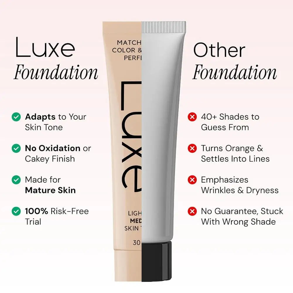 Tidesmit color changing waterproof foundation for full coverage of acne scars and even skin tone texture close-up