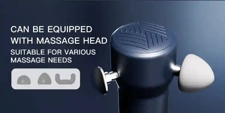 Deep Tissue Massage Gun - Portable Wellness Tool | 3-Speed Black Relaxation Treatment Tidesmit