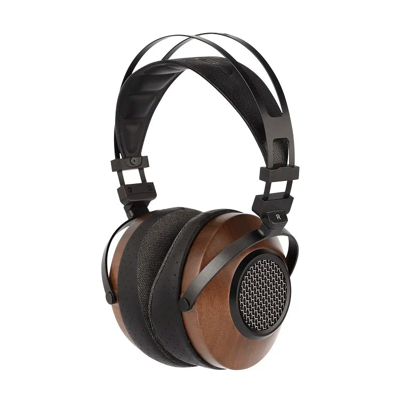 SIVGA SV023 Open Back Headphones | Walnut Wood 50mm Studio Monitor Drivers Walnut Wood Tidesmit