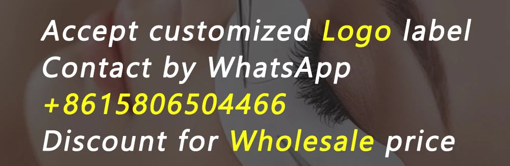 Close-up of matte black individual eyelash extensions being applied to an eye, promoting wholesale custom branding.