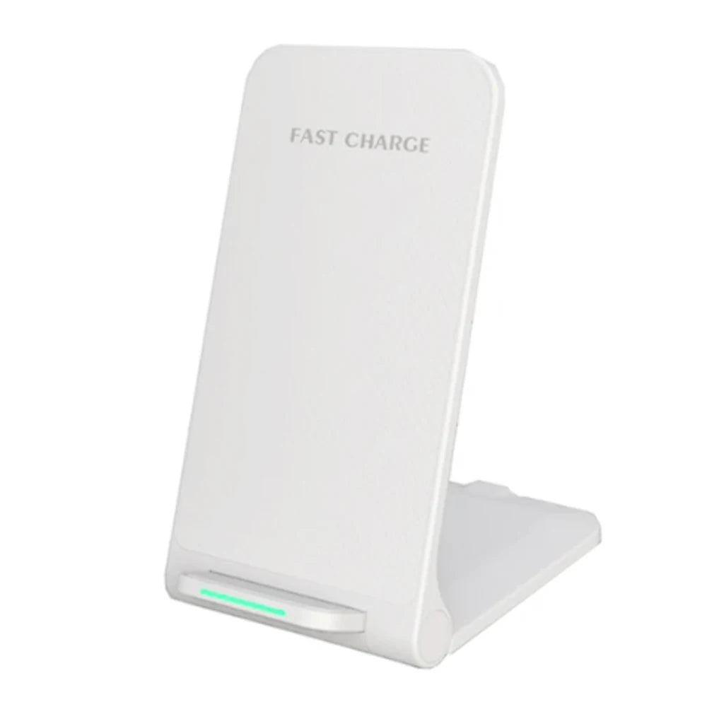 15W Foldable Wireless Charger Stand - Qi Certified Fast Phone Holder Tidesmit
