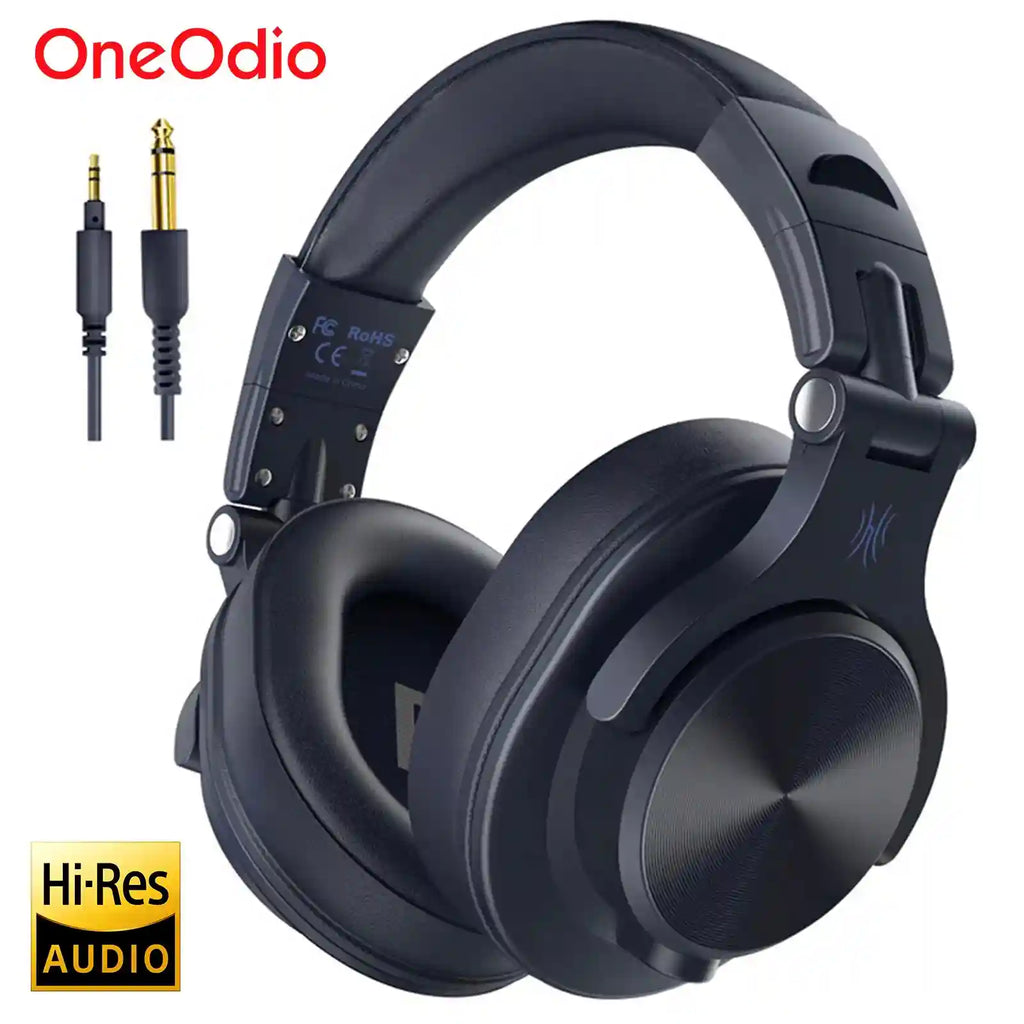 Wired Over-Ear Headphones with Mic - Studio Monitor Stereo Sound Tidesmit