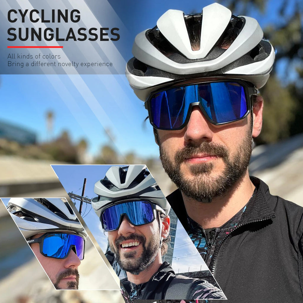SCVCN Cycling Glasses Outdoor Sports Bicycle Sunglasses Women Road Bike Glasses Men MTB Cycling Sunglasses
