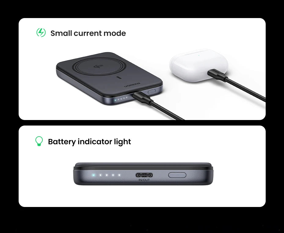 Magnetic Power Bank 10000mAh Qi2 30W Fast Charger for iPhone Tidesmit