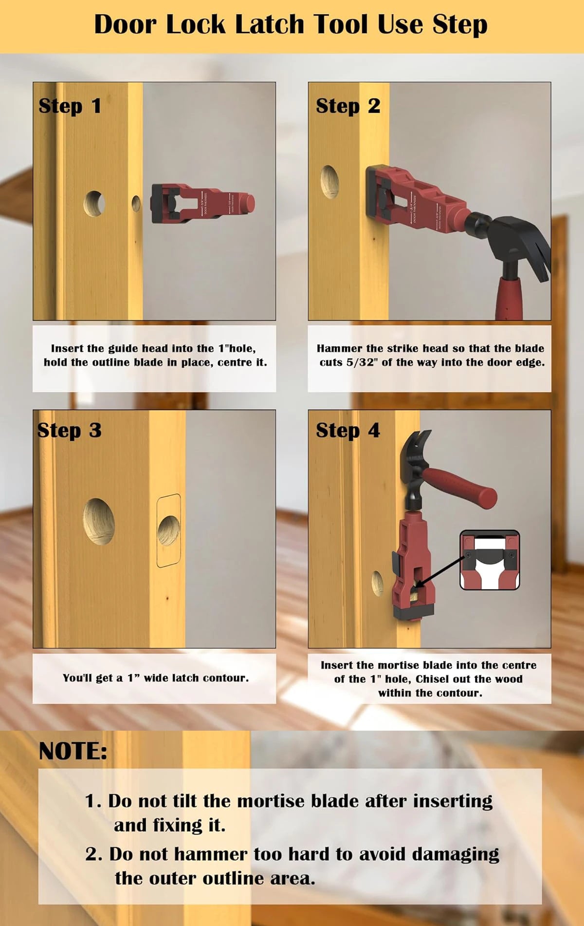 2 in 1 Hinge Drilling Fixture Combination Durable Door Frame Stable Locator Woodworking Installation Screws DIY Auxiliary Tools