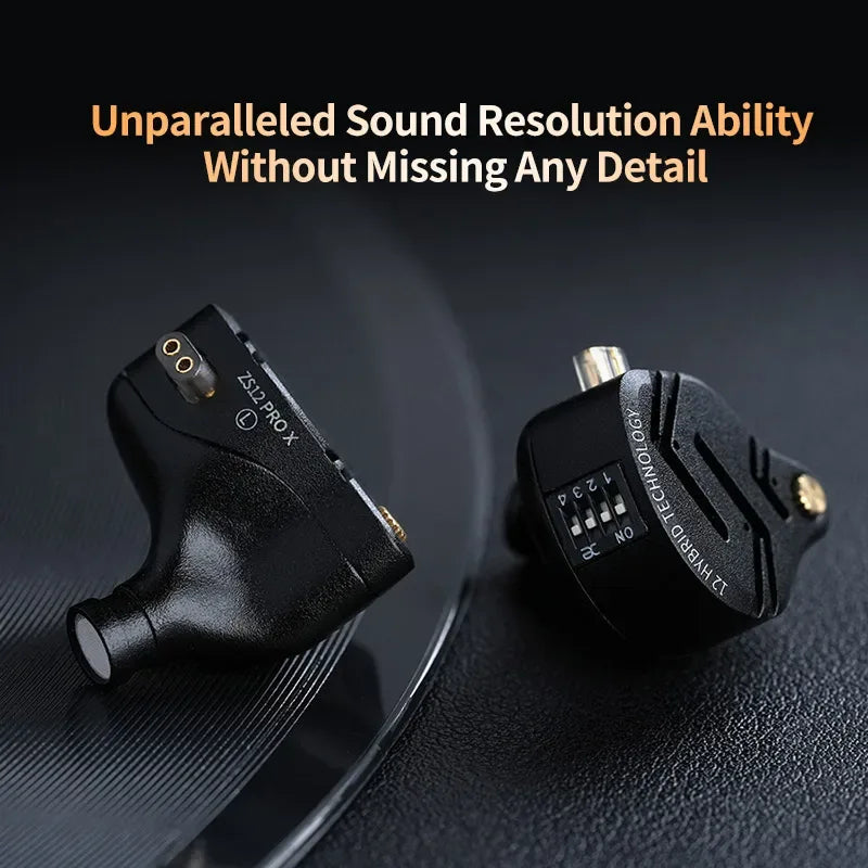 Tidesmit 1DD+5BA Hybrid In-Ear Monitors | HiFi Bass Wired Earphones Tidesmit