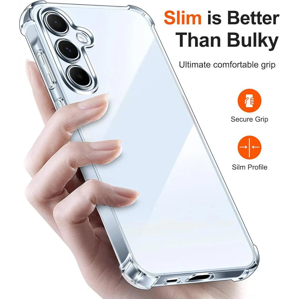 Samsung Galaxy Clear Phone Case: Shockproof Slim Fit Protection Tidesmit