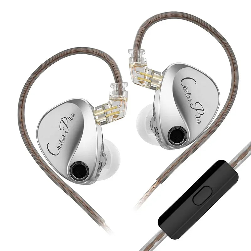 KZ Castor Tunable Bass HiFi Wired Earphones by Tidesmit Harman MIC Tidesmit