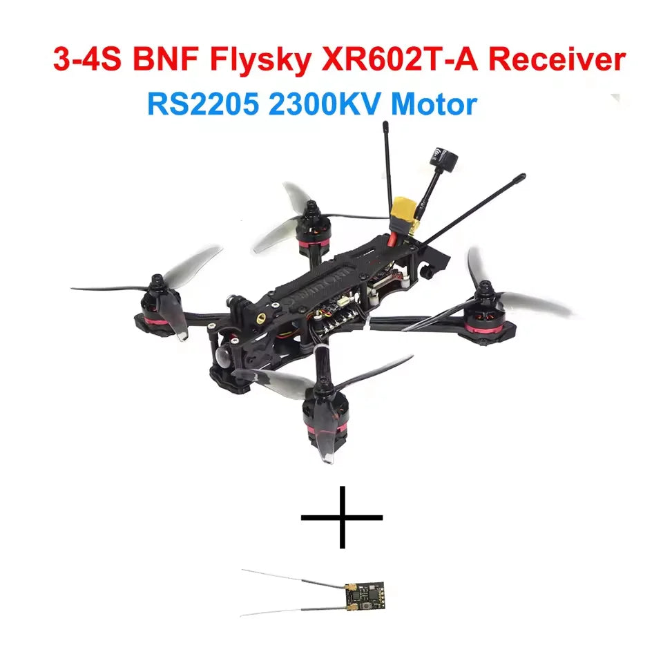 FPV Racing Drone 220mm RTF 4S Brushless Quadcopter Kit 3-4S BNF FLYSKY RX Tidesmit