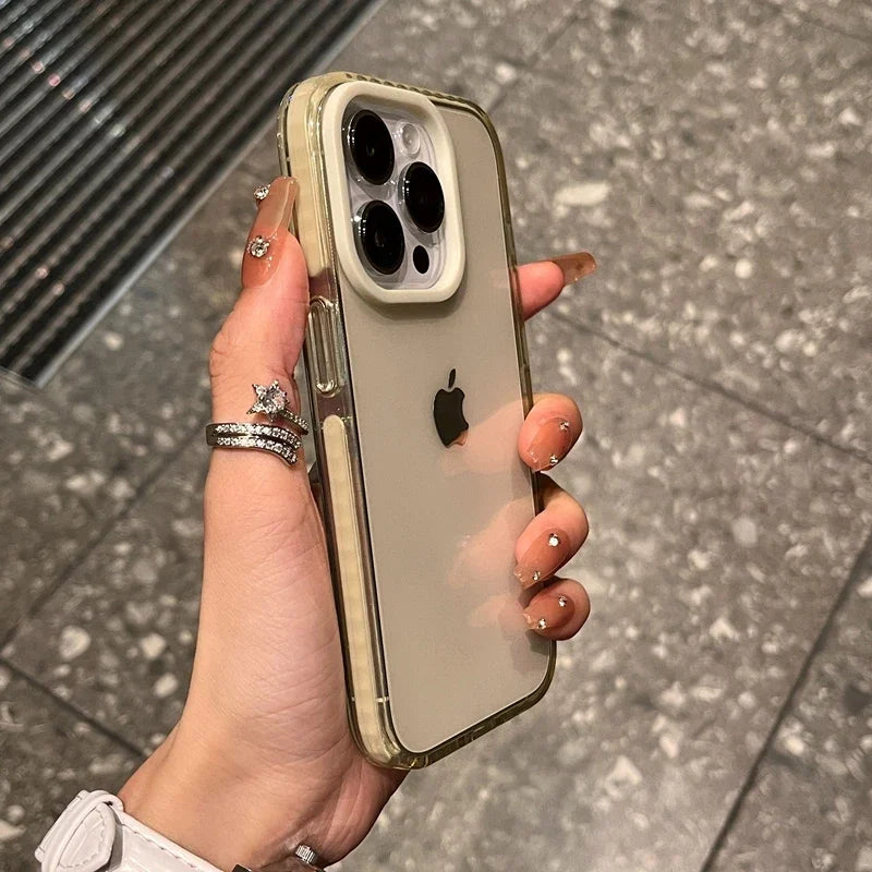 Shockproof iPhone Case with Airbag Bumper - Clear Slim Fit Protection Tidesmit