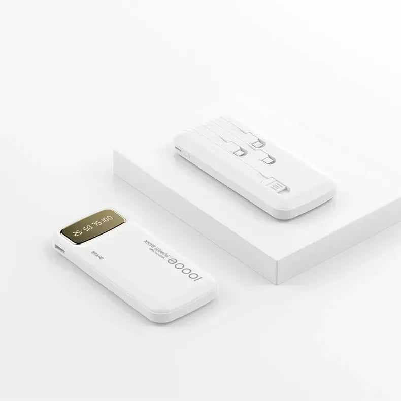 Portable Charger 10000mAh with Integrated USB-C Cable | Tidesmit Tidesmit