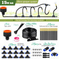 30M-5M DIY Free Bending Universal Sprayer Kit 8mm Hose Patio Misting Cooling System for Garden Plant Fogging Watering Irrigation
