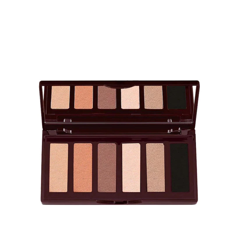 Tidesmit two-color heart blusher and waterproof eyeshadow palette shade swatch for long-lasting face makeup