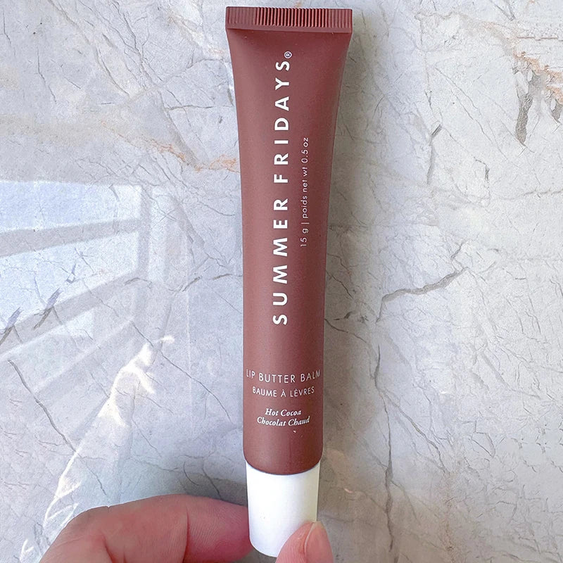 Tidesmit Summer Fridays mini lip gloss set showing smooth moisturizing lip makeup texture in transparent soft tubes