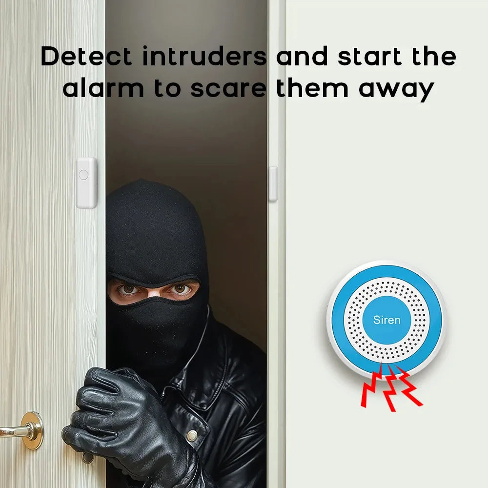 WiFi Home Alarm System with Alexa Voice Control and App Automation Tidesmit