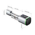 Advanced Smart Lock 4-in-1 Fingerprint/APP/Card/Key IP53 Waterproof 100 Users Alloy Durable for Home Hotel Apartment Door
