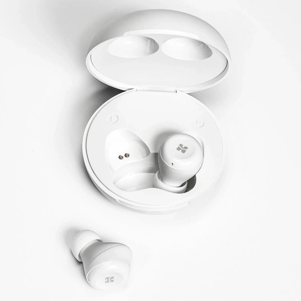 True Wireless Earbuds ANC Tidesmit - White Active Noise Canceling Tidesmit