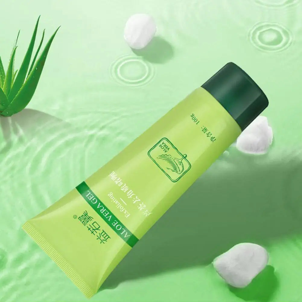 Aloe Vera Exfoliating Gel Body Scrub - Natural Cruelty-Free Skincare Scrubs Treatments Tidesmit