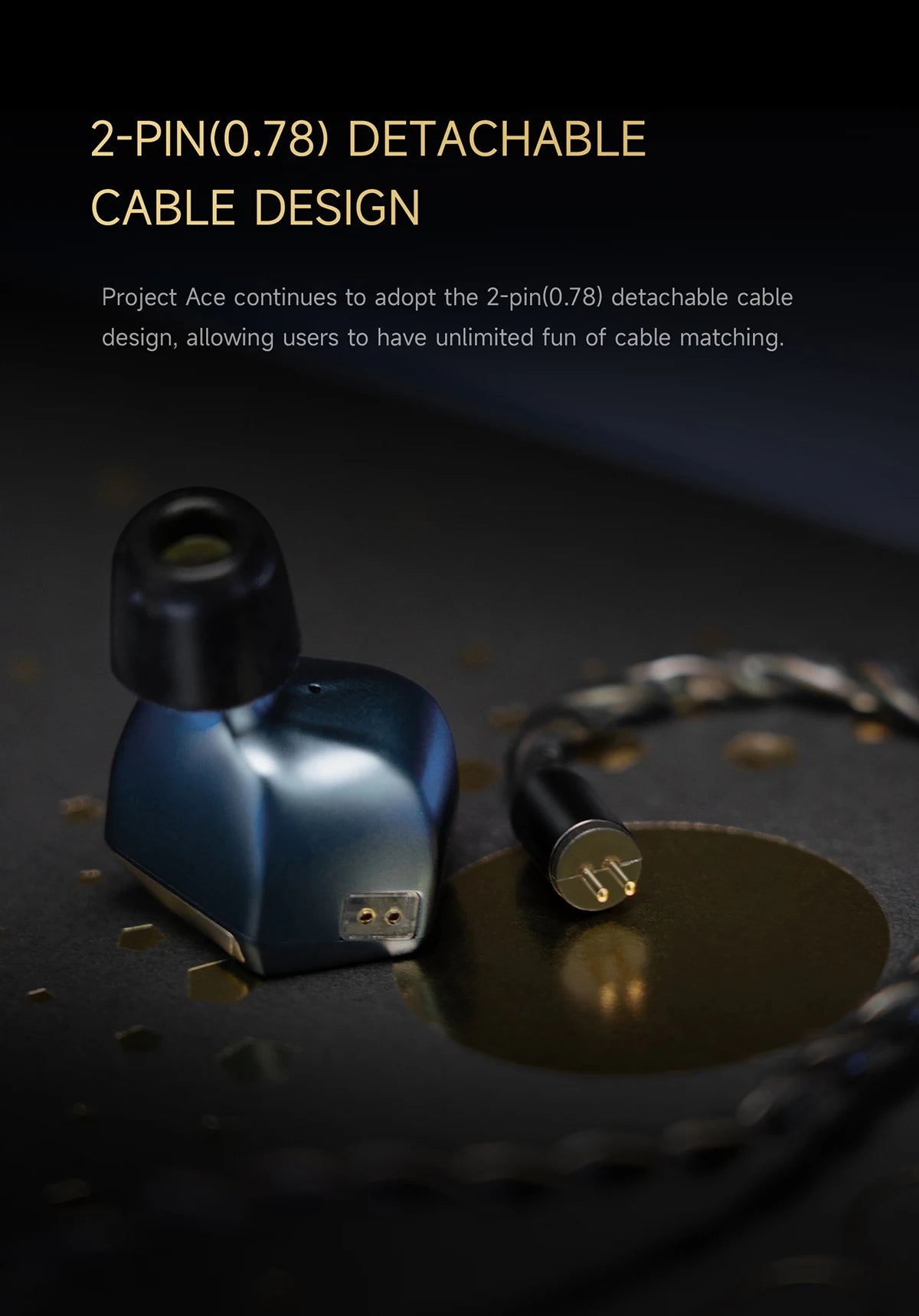 HiBy Project Ace IEMs | Beryllium-Plated Dynamic Driver HiFi Earbuds Tidesmit